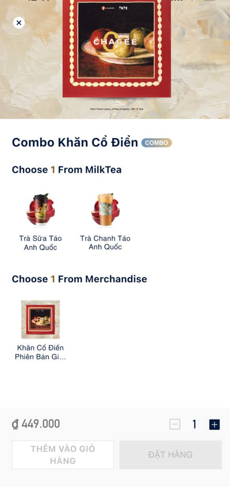 Chi tiết combo chưa đăng nhập