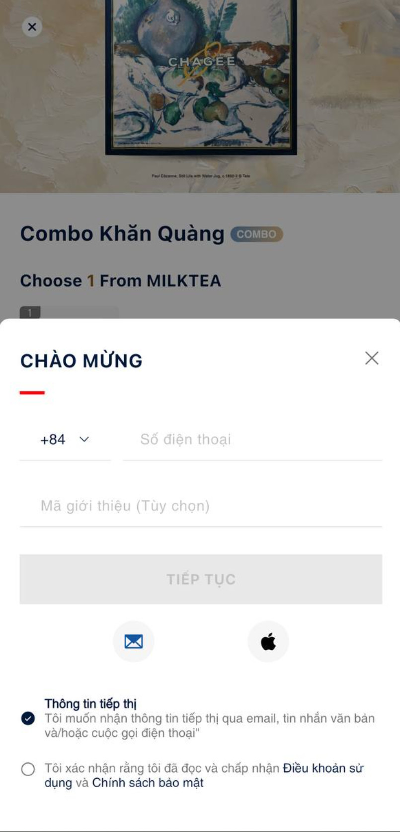 Yêu cầu đăng nhập
