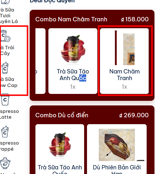 Clone - lỗi combo bị cắt đã khoanh đỏ
